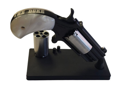 North American Pug 22 Magnum, 22 LR Cylinder, 1″ Barrel, “The Duke” Grip, 5rd