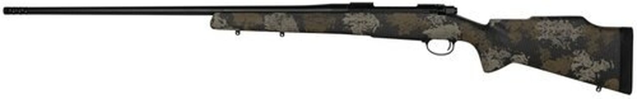 Nosler M48 Long-Range .28 Nosler, 26″ Barrel, Carbon Fiber MCS Elite GAP Camo Stock, Graphite Cerakote, 3rd