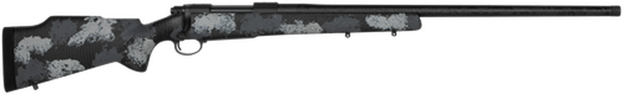 Nosler M48 Long-Range 28 Nosler, 26″ Barrel, Carbon Fiber MCS Midnight Camo Stock, Sniper Grey Cerakote, 3rd