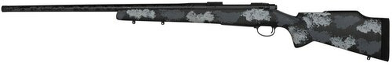 Nosler M48 Long-Range 28 Nosler, 26″ Barrel, Carbon Fiber MCS Midnight Camo Stock, Sniper Grey Cerakote, 3rd
