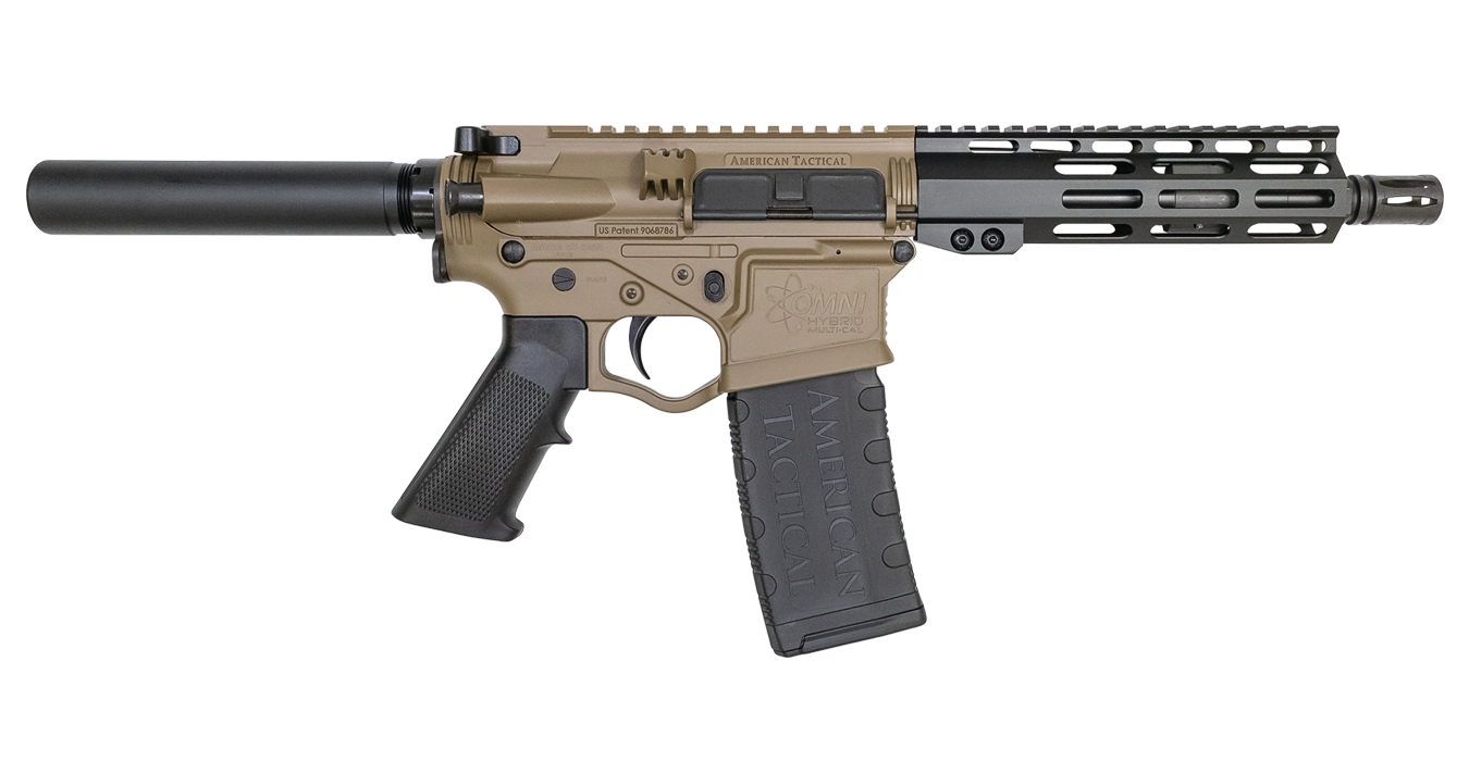 Omni Hybrid P4 5.56mm AR Pistol with FDE Finish and M-LOK Rail