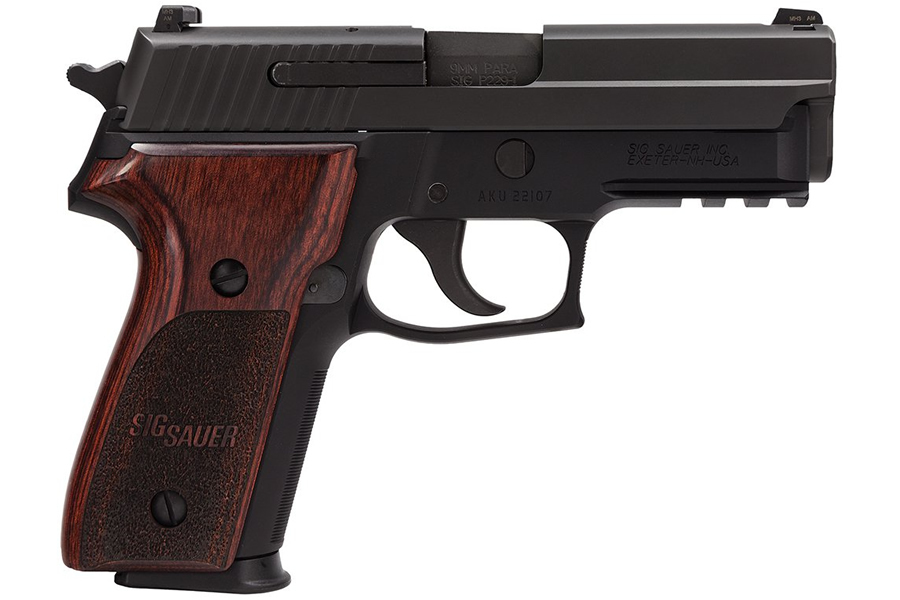 P229 9mm Centerfire Pistol with Rosewood Grips and Night Sights
