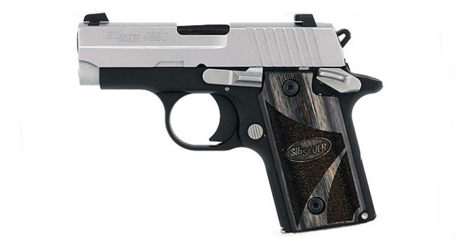 P238 Blackwood 380 ACP Centerfire Pistol with Night Sights