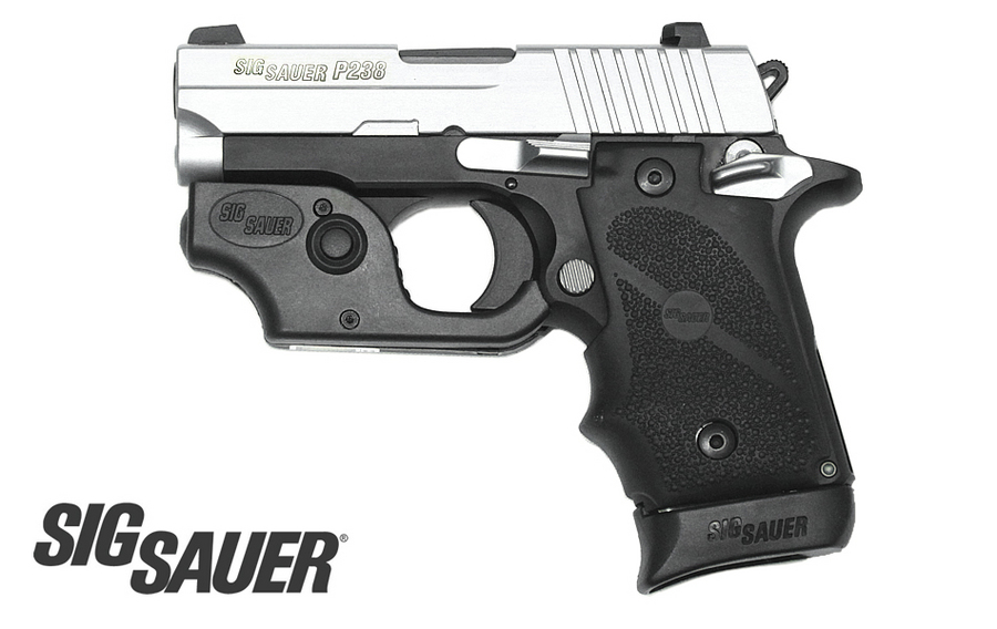 P238 Two-Tone 380 ACP Centerfire Pistol with Tactical Laser