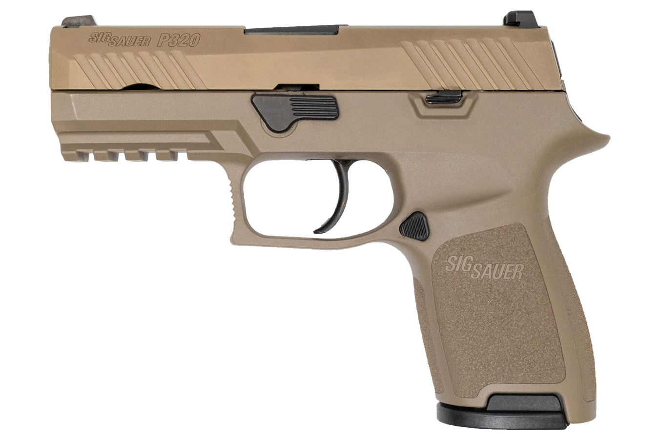 P320 Compact 9mm FDE Centerfire Pistol with Night Sights