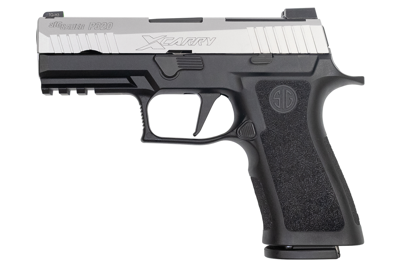 P320 X-Carry 9mm 17-Round Pistol Two-Tone with Stainless Slide and Black Frame