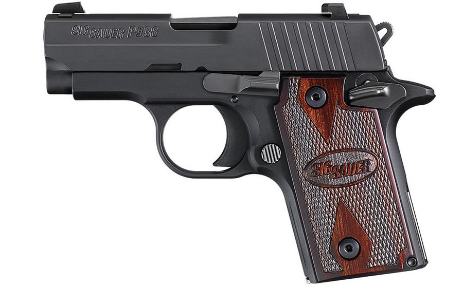 P938 Rosewood 9mm Centerfire Pistol with Ambi Safety