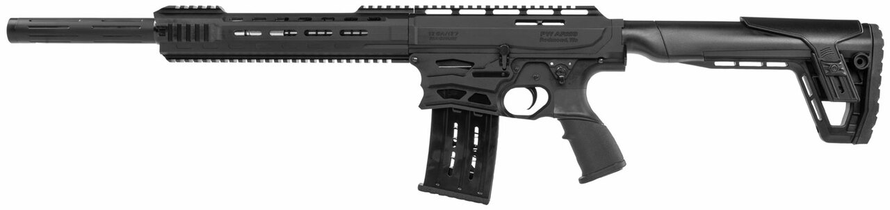 Panzer Arms AR-12 Pro 12 Ga, 20″ Barrel, 3″, Adj. Cheekpiece, Black, 5rd