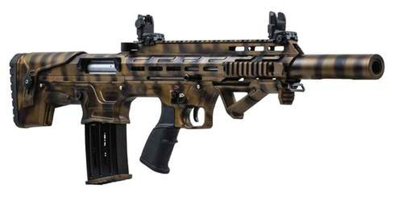 Panzer Arms BP-12 Bullpup Semi-Auto 12 Ga, 18.5″ Barrel, Bronze Cerakote, 5rd