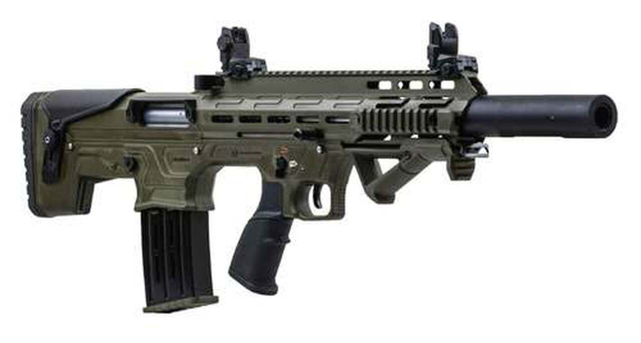 Panzer Arms BP-12 Bullpup Semi-Auto 12 Ga, 18.5″ Barrel, OD Green Cerakote, 5rd