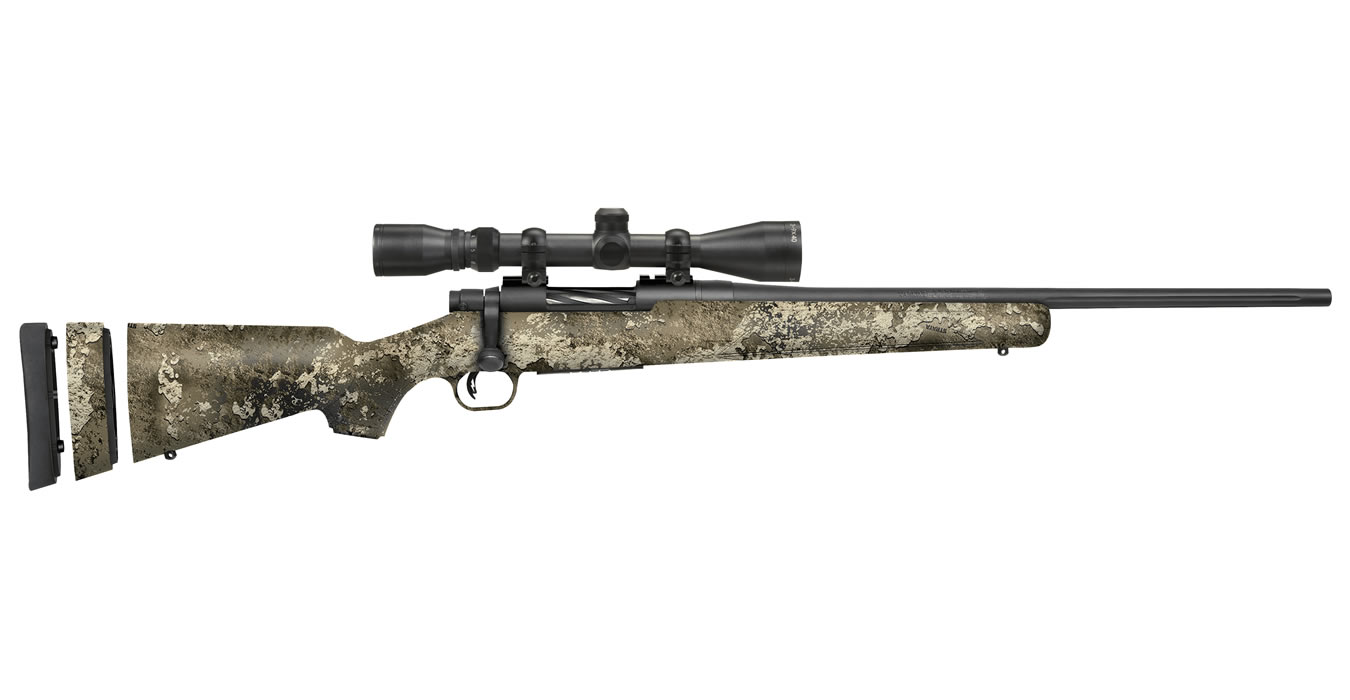 Patriot 7mm-08 Remington Youth Super Bantam Bolt-Action Rifle with 3-9x40mm Scope and Strata Camo Stock