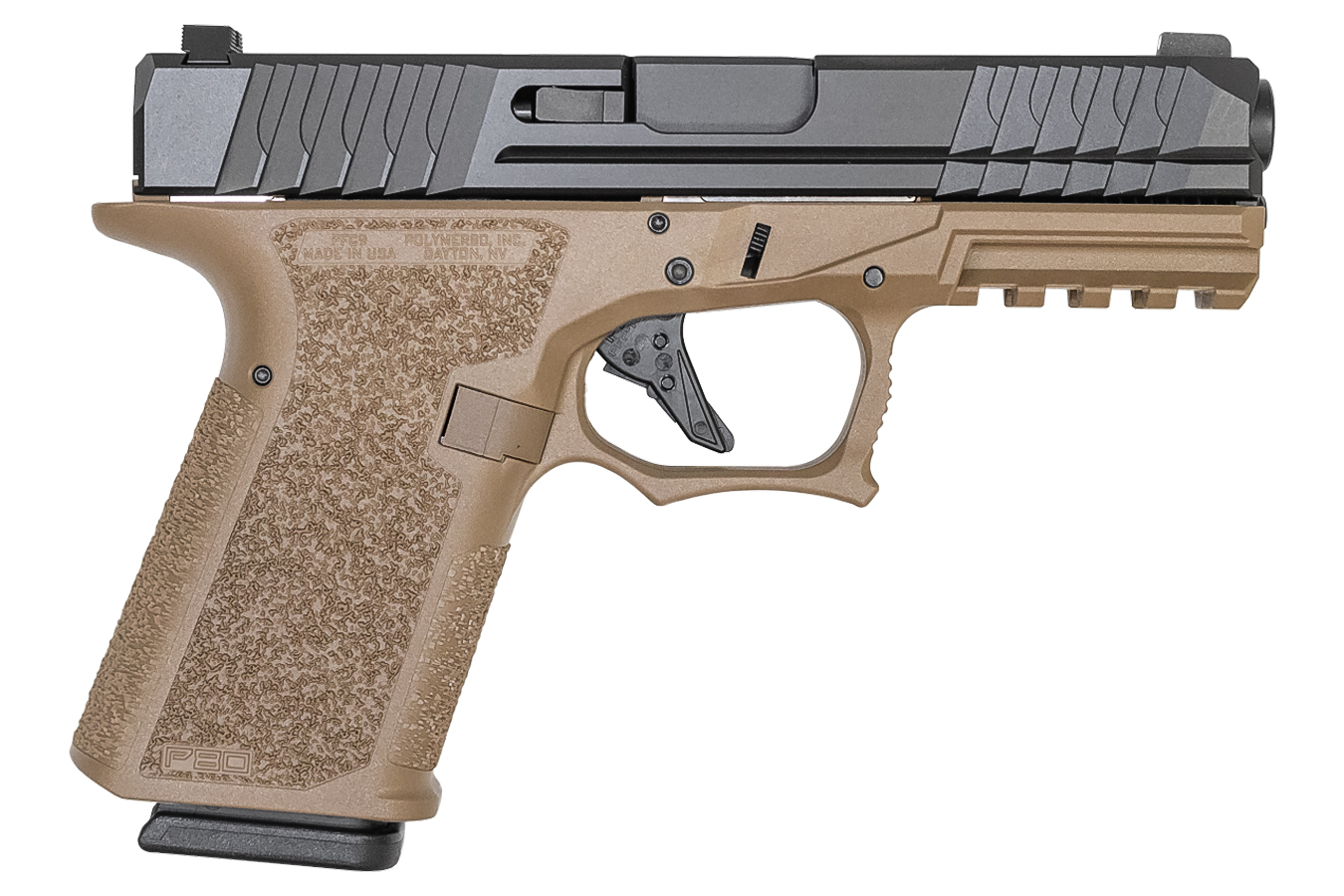PFC9 Compact 9mm Pistol with Flat Dark Earth Frame (10-Round Model)