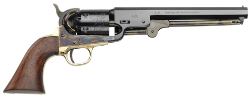 Pietta 1851 Navy 44 Caliber 7.37″ Barrel, Color Case Hardened, Walnut Grip, 6rd