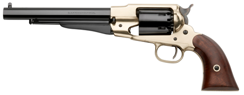 Pietta 1858 Army 44 Caliber, 8″ Barrel, Brass Frame, Walnut Grips, 6rd