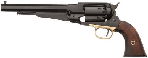 Pietta 1858 Remington Army, 8″ Barrel, Black, Walnut Grip, 6rd