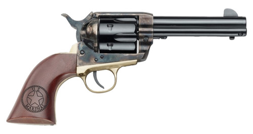 Pietta 1873 GW2 45 Colt, 4.75″ Barrel, US Marshall Engraved Walnut Grip, 6rd