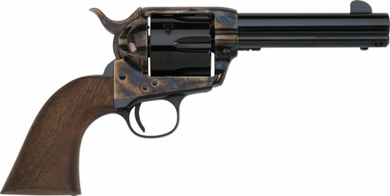 Pietta 1873 GW2 Californian 357 Mag, 4.75″ Barrel, Color Case Hardened, Steel Walnut Grip, 6rd