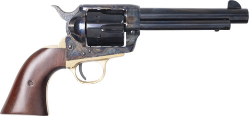 Pietta Copper Canyon 357 Magnum/9mm, 5.5″ Barrel, Case Hardened Frame, Wood Grip, 6rd