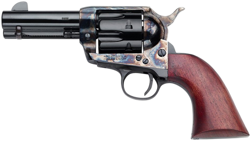 Pietta Great Western II 9mm, 3.5″ Barrel, Color Case Hardened, Walnut Grip, 6rd