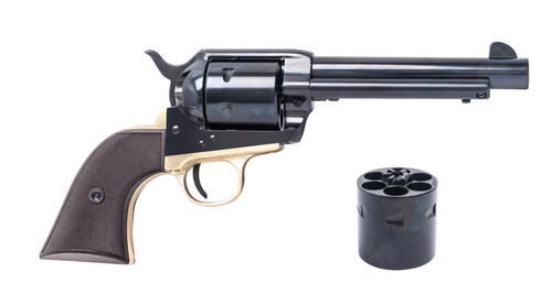 Pietta Guardian Six Dual 45 Colt/45 ACP, 5.5″ Barrel, Blued Frame, Brass Trigger Guard, 6rd