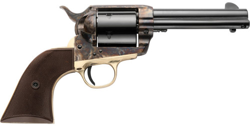 Pietta Guardian Six Dual 9mm/357 Magnum, 4.75″ Barrel, Case Hardened Frame, Polymer Grip, 6rd