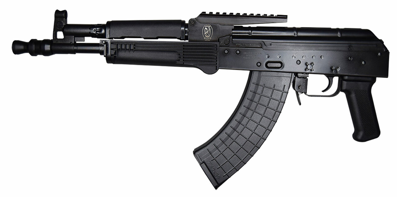 Pioneer Arms Hellpup Elite 7.62x39mm, 11.73″ Barrel, Optics Rail, Black, 30rd