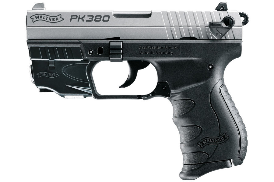 PK380 380 ACP Nickel Carry Conceal Pistol with Laser
