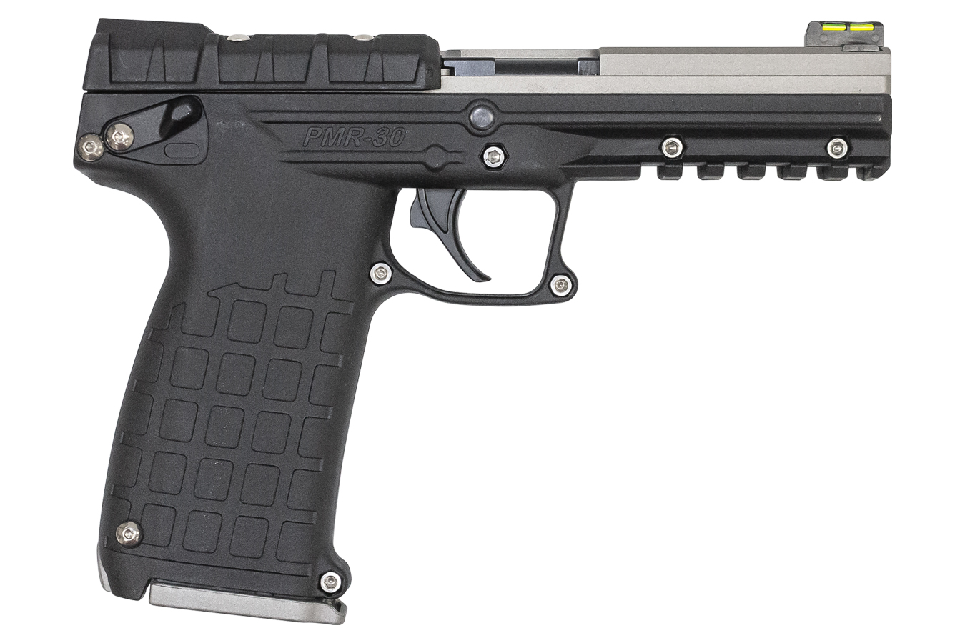 PMR-30 22 WMR Black and Tungsten Rimfire Pistol with Fiber Optic Sights