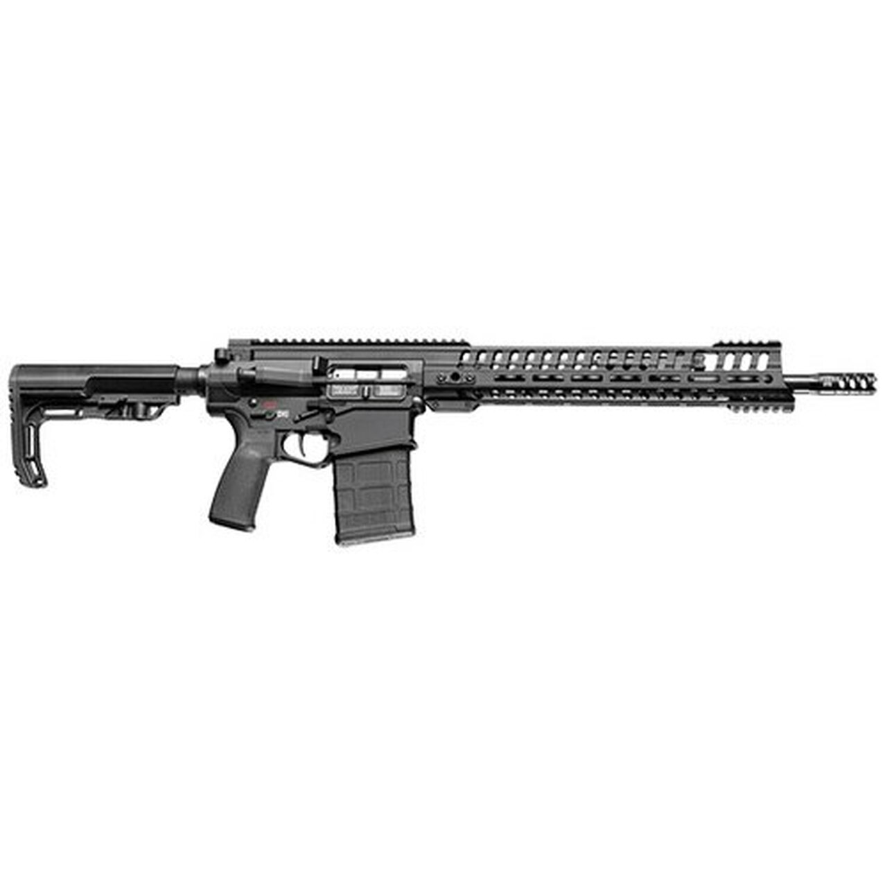 POF P308 Edge Rifle 308 Win, 16.5″ Barrel, 5 Pos Piston Gas Block, 14.5″ M-Lok Edge Rail, Black, MagPul 20rd