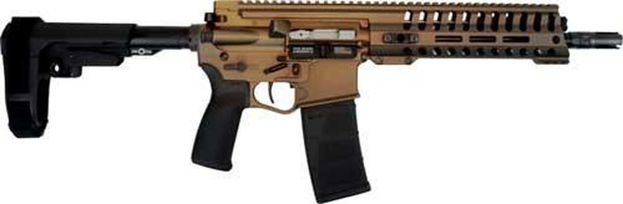 POF P415 Edge 5.56/.223 Pistol, 10.5″ Barrel, M-LOK, SBA3, Burnt Bronze, 30rd