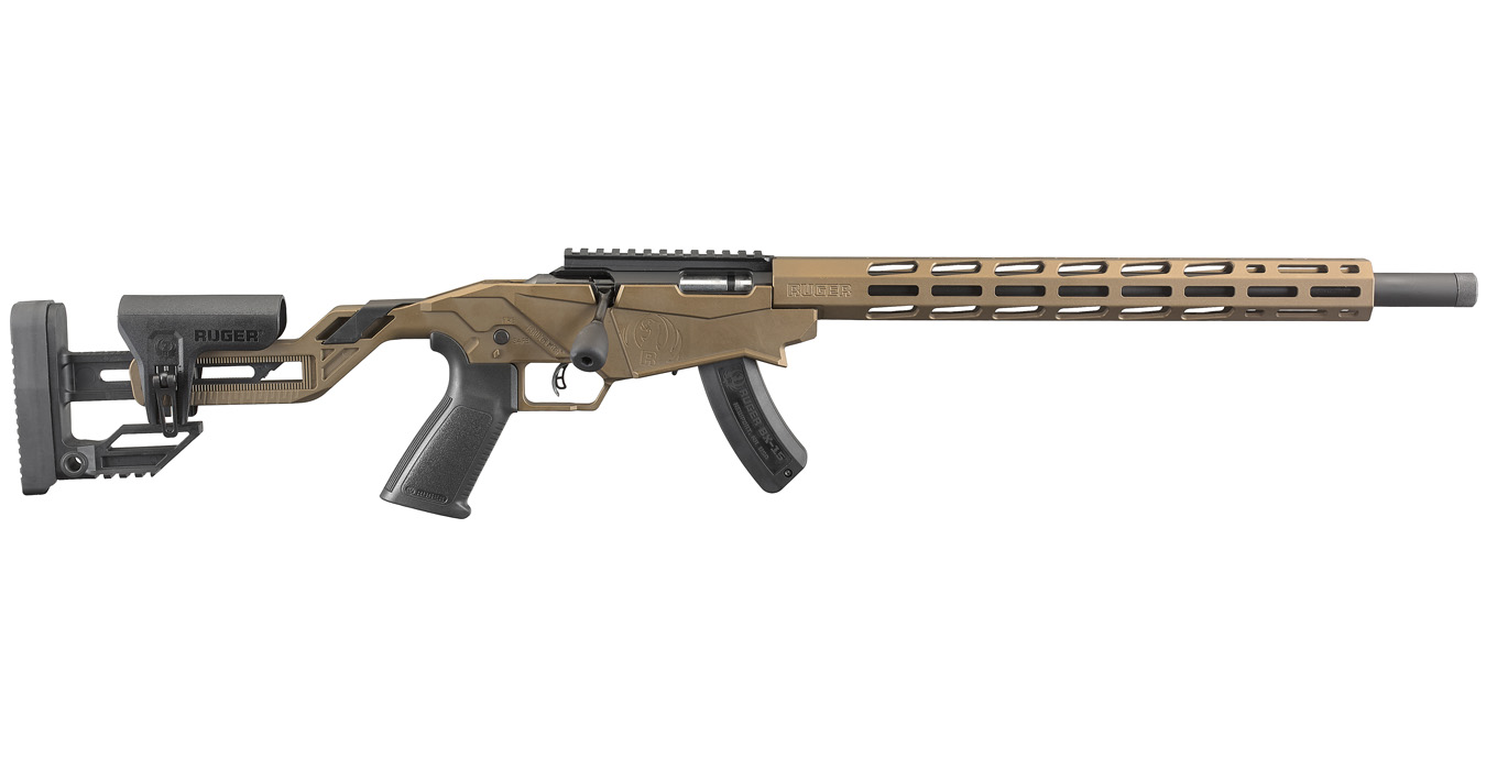 Precision Rimfire 22LR Bolt-Action Rifle with Burnt Bronze Cerakote