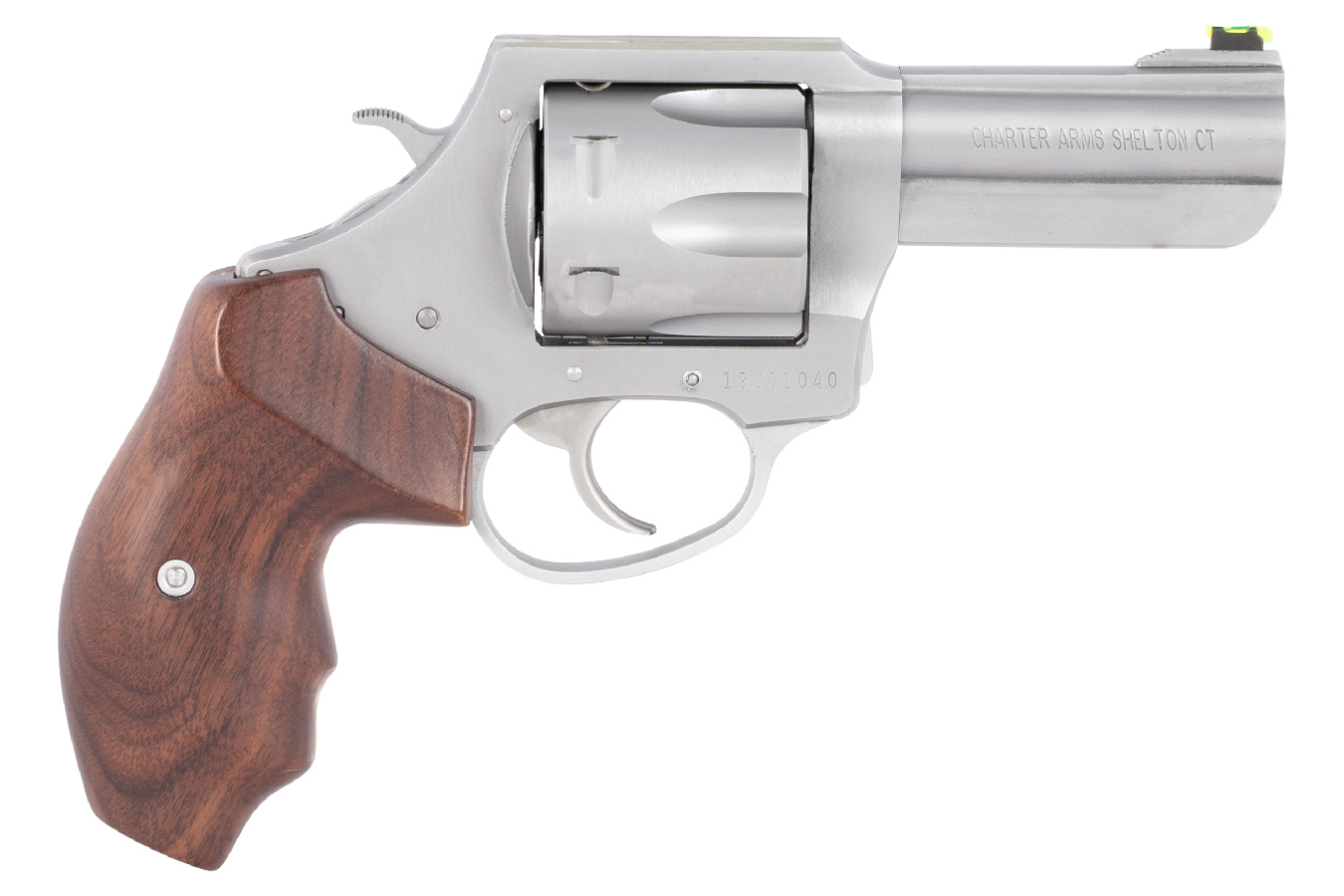 Professional V .357 Magnum Double-Action Revolver with Wood Grips