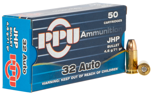 Prvi Partizan Defense 32 ACP, 71gr, Jacketed Hollow Point, 50rd Box