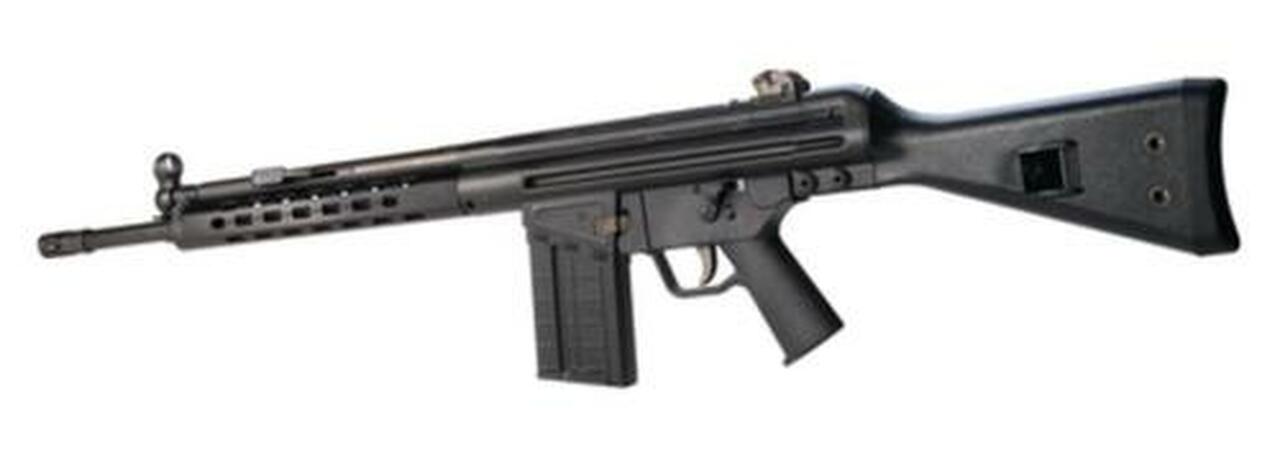PTR-91F 308, 18 Inch, Black Furniture, HK Flash Hider