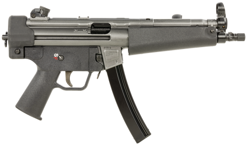 PTR 9CT Classic 9mm, 8.86″ Threaded Barrel, Gray Rec, Black Polymer Furniture, 20rd