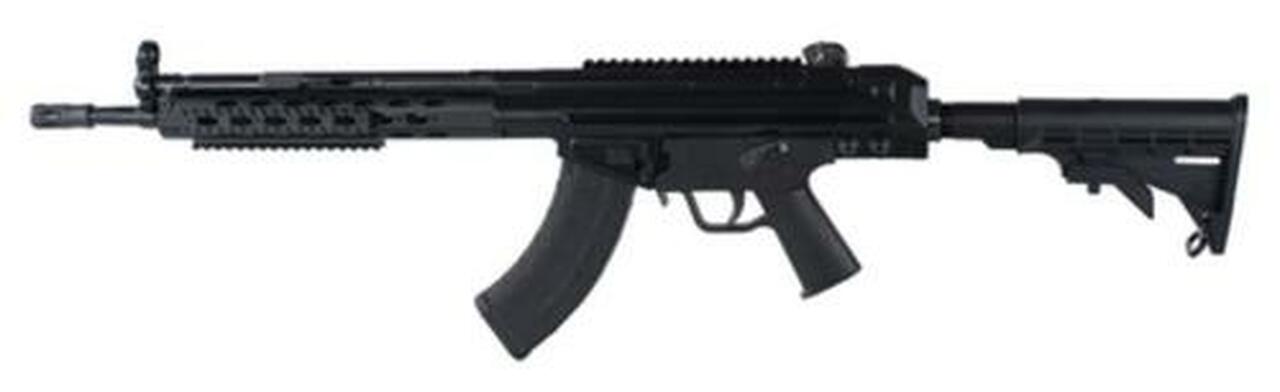 PTR Industries Model 32 Gen 2 7.62x39mm 16″ Barrel Tactical Tri-Rail Handguard M4 6-Position Stock Black Finish 30rd