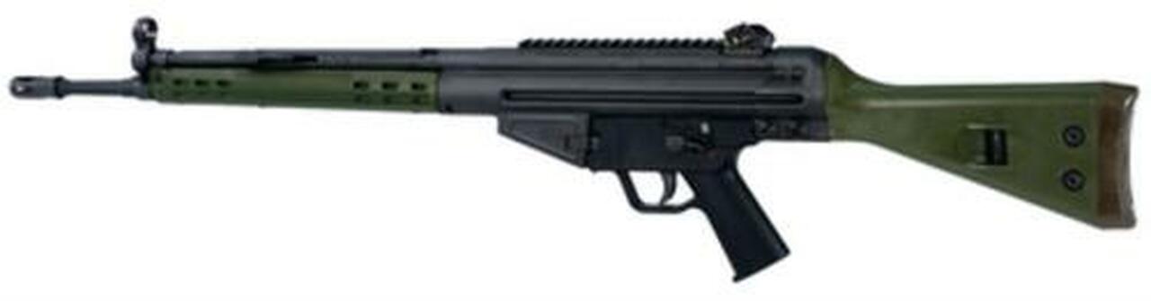 PTR Industries Model PTR 91 G.I. R .308 Win/7.62mm 18″ Match Grade H&K Profile Tapered Barrel Classic H&K Fixed Polymer Stock Olive Drab Green 10rd MA and NJ Compliant