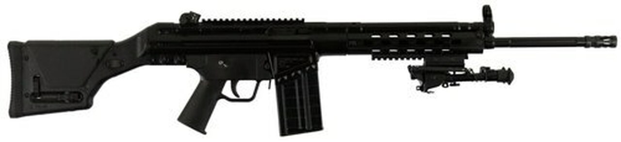 PTR Industries Model PTR MSG91 .308/7.62, 18″ Match Grade Tapered Barrel, Black Powdercoat, Magpul PRS-2 Adjustable Stock