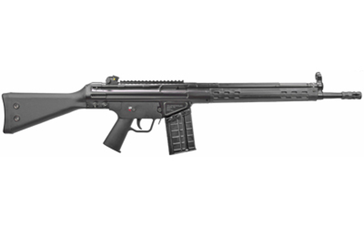 PTR PTR-91 A3SK 308 Win, 16″ Tapered Barrel, Black, Fixed Stock, Slim Handguard, Scope Mount, 5/8×24 Flash Hider, Paddle Release, 20rd