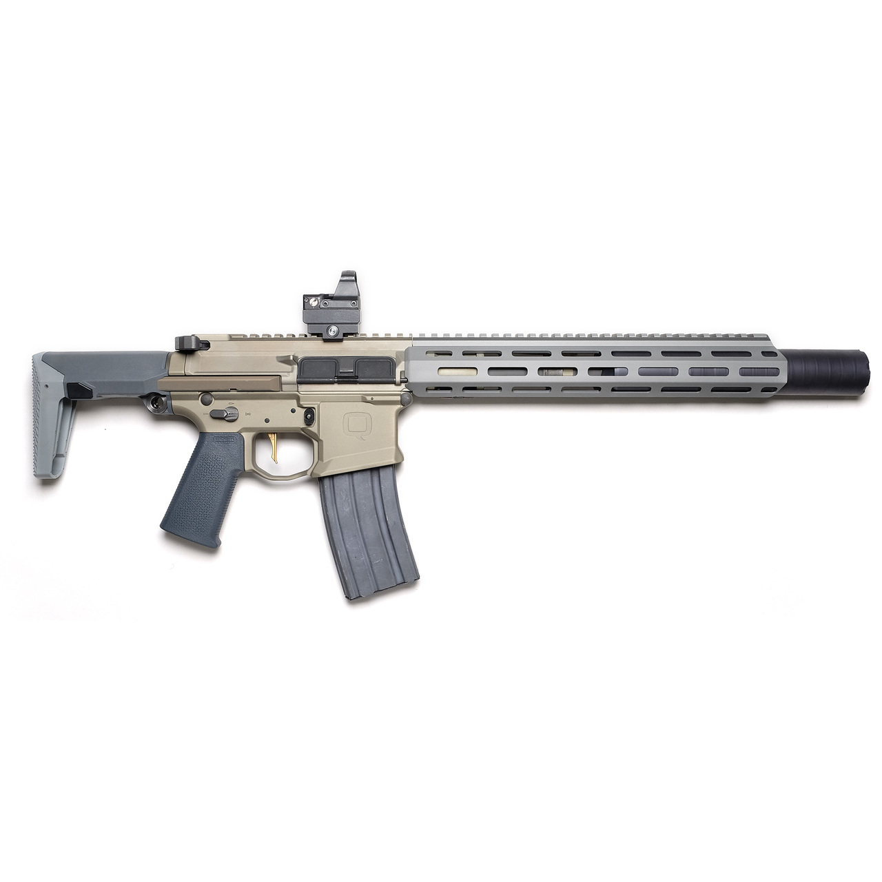 Q Honey Badger SBR, 300 Blackout, 7″ Barrel, Flat Dark Earth, M-LOK Suppressor Included, 30rd Mag- NFA Rules Apply