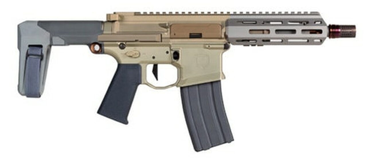 Q LLC Honey Badger AR-15 Pistol 300 Blackout 7″ Barrel Flat Dark Earth