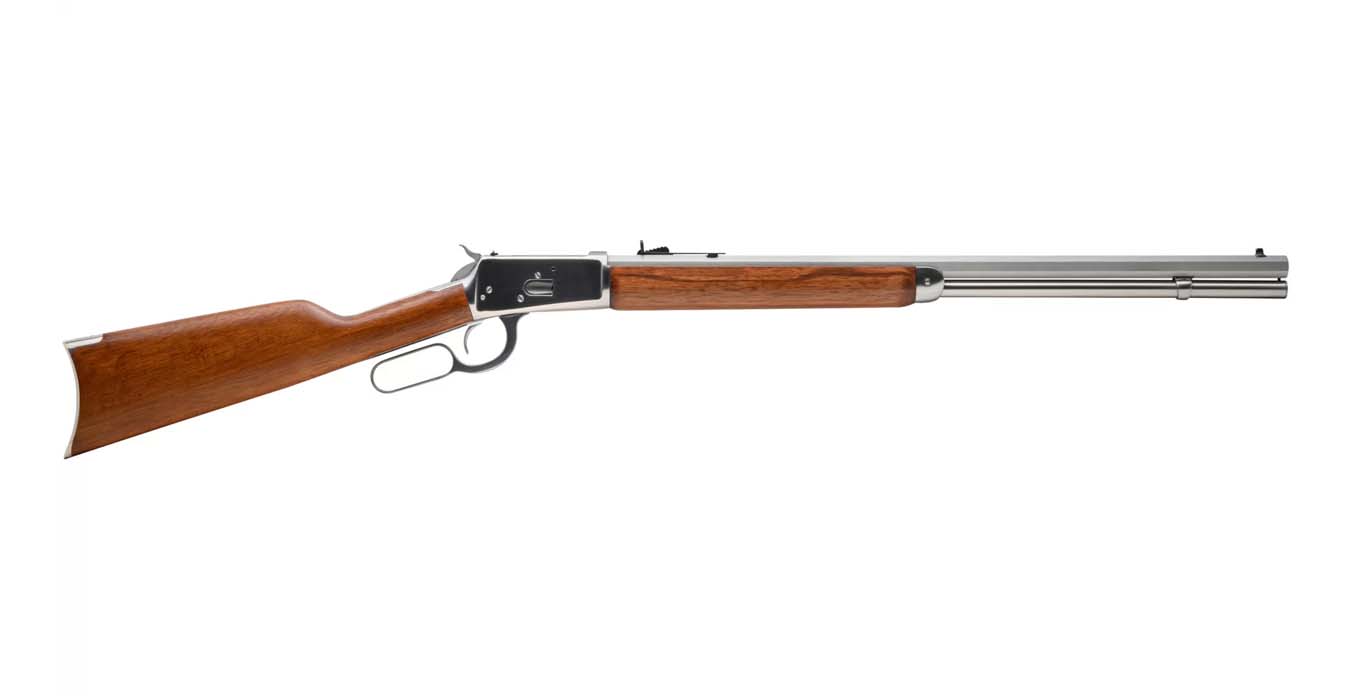 R92 44 Mag Lever-Action Rifle with Stainless Barrel and Brazilian Hardwood Stock