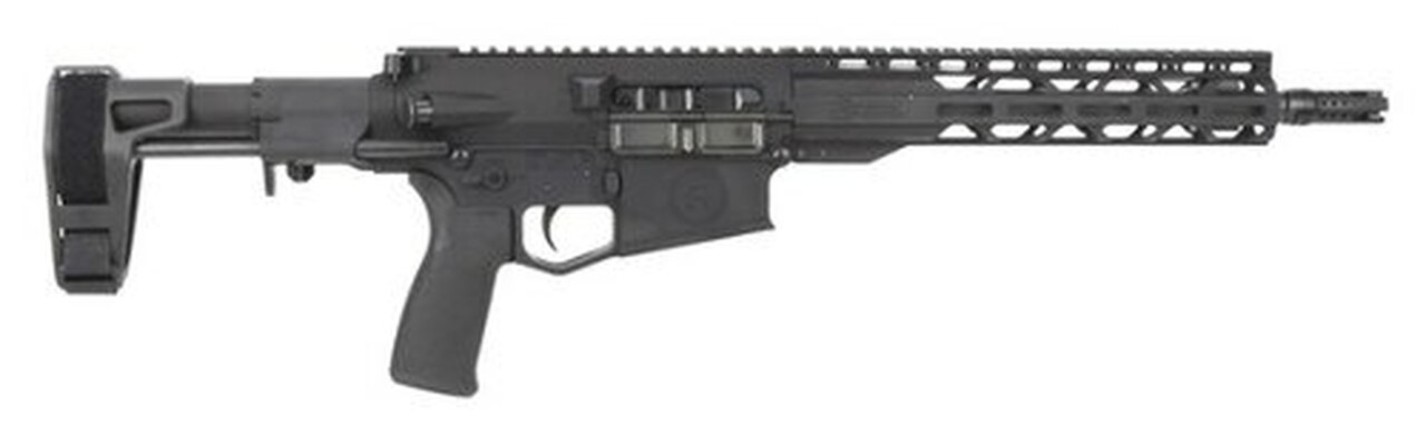 Radical Firearms RF-10 Billet AR Pistol 308WIN, 12.5″ Barrel, 1:10 Twist, Billet Aluminum Frame, Black, Maxim CQB Pistol Brace, 20Rd, 1 Magazine, 12″ TMS M-Lok Handguard, MFT EPG16V2 Grip