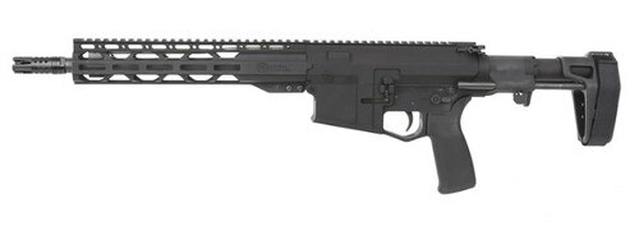 Radical Firearms RF-10 Billet AR Pistol 308WIN, 12.5″ Barrel, 1:10 Twist, Billet Aluminum Frame, Black, Maxim CQB Pistol Brace, 20Rd, 1 Magazine, 12″ TMS M-Lok Handguard, MFT EPG16V2 Grip