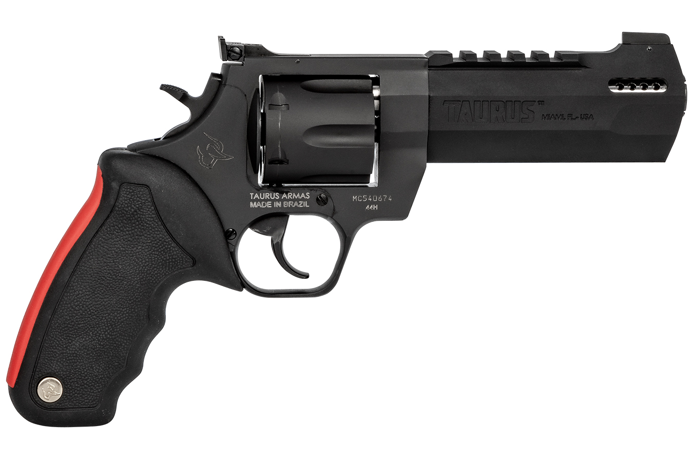Raging Hunter 44 Magnum Black Double-Action Revolver with 5.12 Inch Barrel