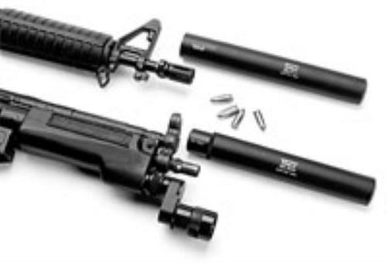 Raptor-II Pistol Suppressor 9mm 8.2 Inches 3-Lug Quickmount – All NFA Rules Apply