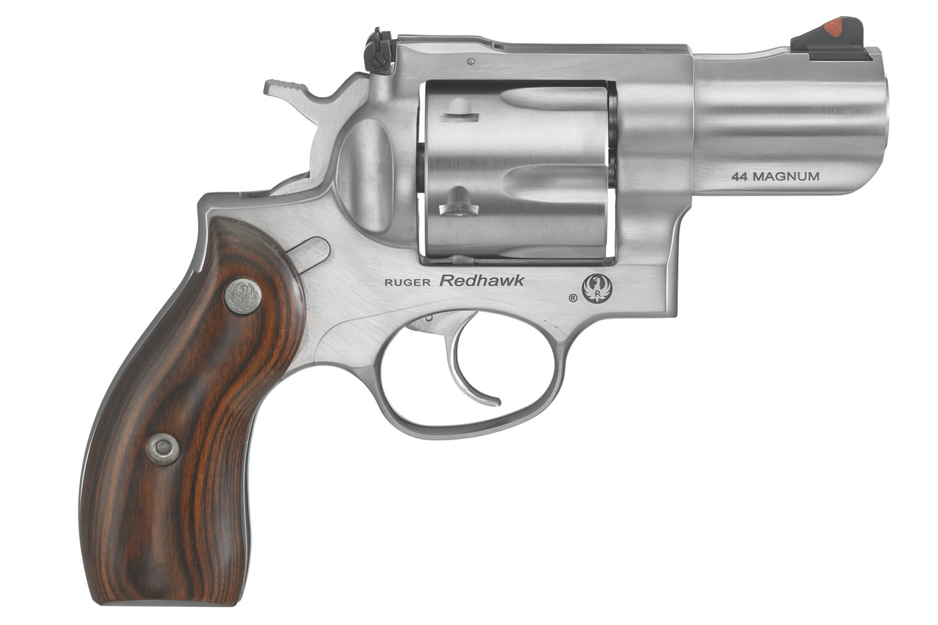 Redhawk 44 Rem Mag Double-Action Revolver with Hardwood Grips