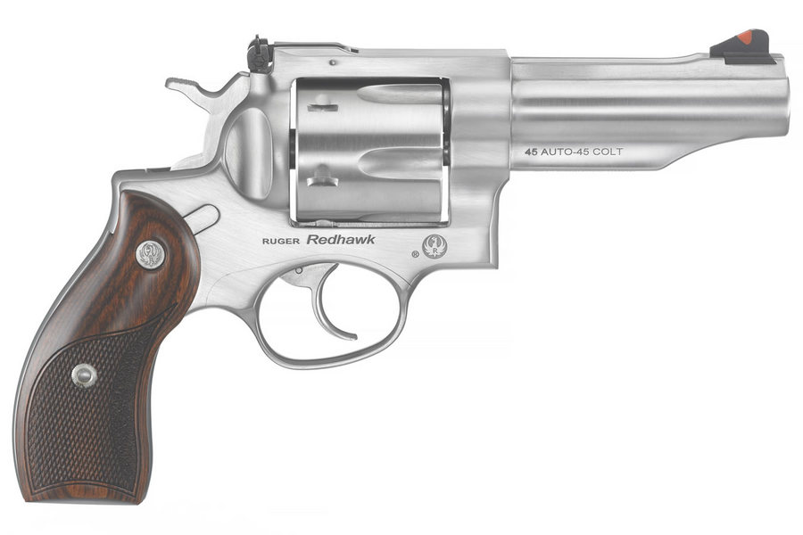 Redhawk 45 Auto / 45 Colt Stainless Double-Action Revolver