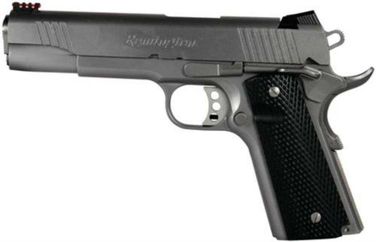 Remington 1911 Model R1, Walnut Grips Fiber Optic Sight 45 ACP
