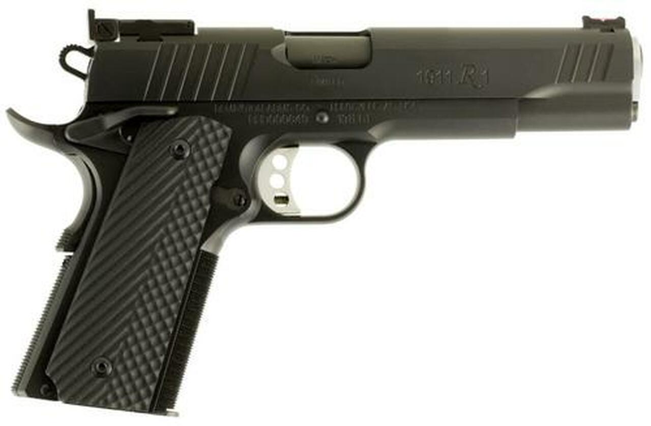 Remington 1911 R1 40 S&W, 5″, Black G10 Grips, Black Stainless Steel, 9rd